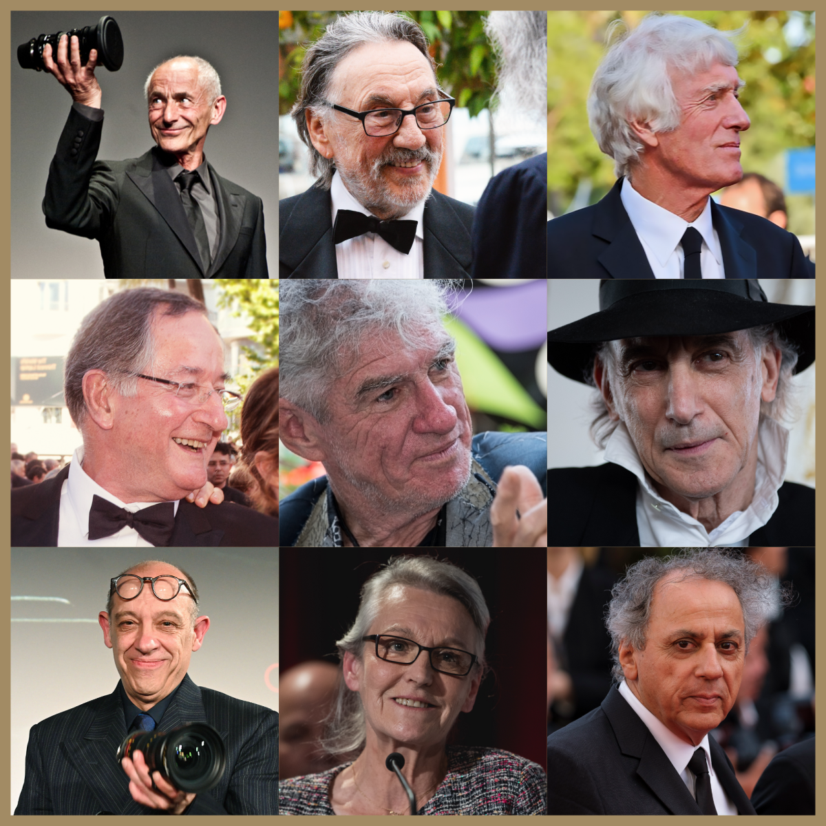 The first nine Pierre Angénieux Tribute laureates